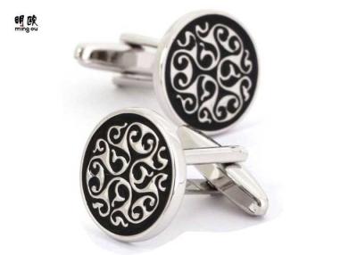 China Decoration Using Custom Monogram Cufflinks , Fashionable Mens Engraved Cufflinks for sale