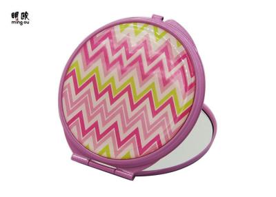 China Party Favor Small Compact Mirror , Customized Monogrammed Compact Purse Mirror for sale