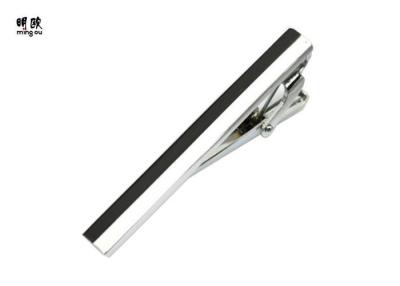 China Lightweight Custom Engraved Tie Bar , 1 Inch Suit Tie Clip Wedding Use for sale