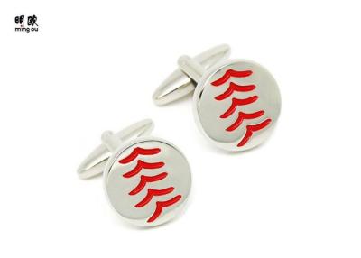 China Round Custom Mens Cufflinks For Wedding Groom Zinc Alloy Material for sale