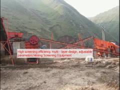 High screening efficiency, multi - layer design, adjustable parameters Mining Screening Equipment