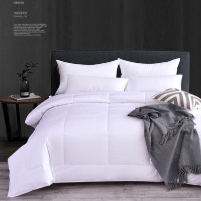 China Microfiber Home Pure Cotton Hotel White Duvet Inners Quilted Comforter Feather Down Bed Quilt Insert for sale