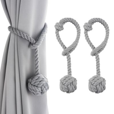 China Bohemian Handmade Decorative Curtain Barriers Accessories Rope Curtain Tieback for sale