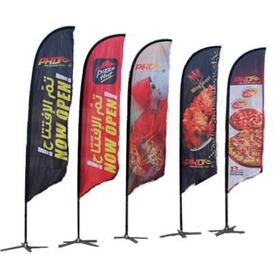 China High Quality Summer Sale Hot Sale Beach Flag Meeting Party FLYING Outdoor Beach Flag for sale