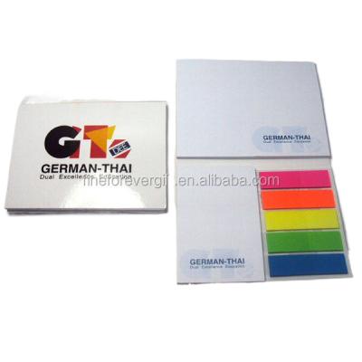 China Self Adhesive Advertising Logo Sticky Notes Memo Pad Custom Office School Stationery Sticky for sale