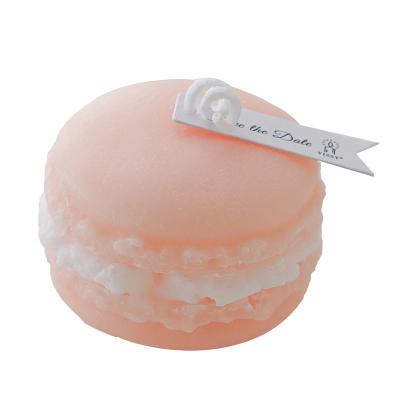 China Birthdays wholesale macaroon creationary shape cute candle with fragrance house decorative burger scented candles for sale