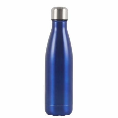 China Modern Design 304 Color Stainless Steel PORTABLE Matte Inner Heat 12 Hours Keeping Water Bottle Business Gift Warm Bottle Custom Blue for sale