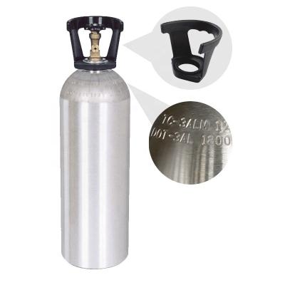 China For Soda Drink Stream Club Bar Tavern ISO7866 8.9kg 20lb Carbon Dioxide 13.4L Aluminum Alloy Aluminum Alloy Cylinder With CGA320 Valve For Bar Bar Tavern for sale