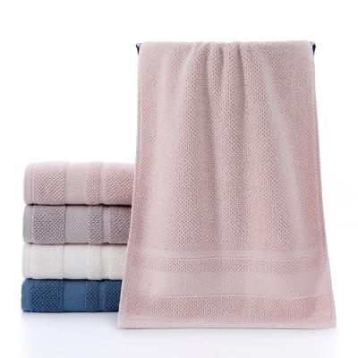 China Factory Price Viable Wholesale High Quality 100% Cotton Hand Face Bath Branded Beach Towel for sale