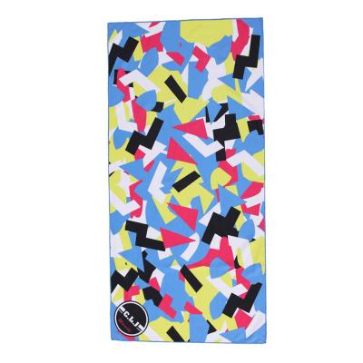 China Hot Seller High Quality Custom Quick Dry Microfiber Adult Safe For Kids Printed Rectangle Sports Fabric 200gsm Sports Gym Towel for sale