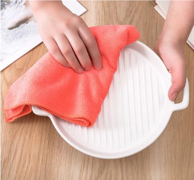 China China Supplier Microfiber Kitchen Towel Dish Cloth Kid Safe Cleaning Towel Set Cheap Wash Cloth Cloth for sale