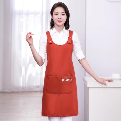 China Online Wholesale Bartender Apron Server Apron Surveyor Heavy Duty Work Cleaning Apron With Tool Pockets for sale