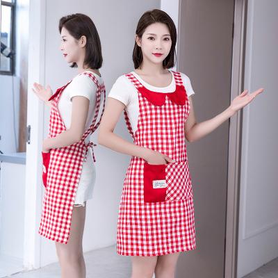 China Factory Price BBQ Apron Aprons Waiter Cleaning Chef Cooking Kitchen Apron With Pocket Kitchen Waterproof Chef for sale