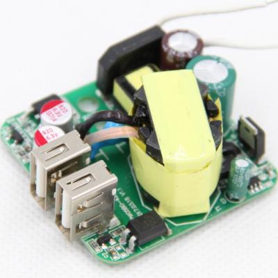 China FR-4 circuit mobail charger mobile PCB 5V 2A 3A PCBA USB charger charging PCB for sale