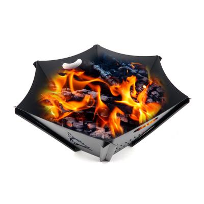 China OEM/ODM Portable Steel Firebowl Garden Fire Pit Stocked Outdoor Camping Fire Pit for sale