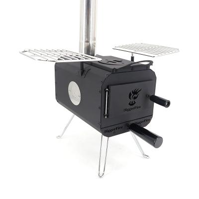 China Collapsible Hot Wood Tent Stove Outdoor Camping Stove for sale