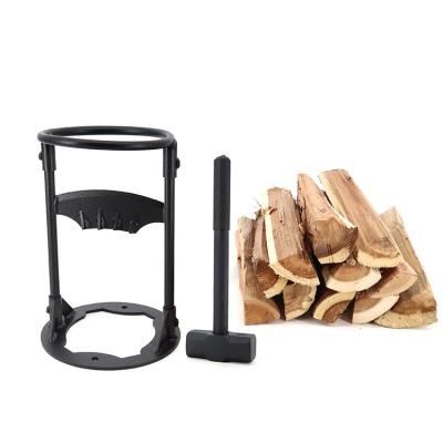 China Safe Convenient Rima Firewood Splitter Low Cost High Efficiency Log Splitter Folding Manual Wood Hammer Stump Splitter HR-PC-M2 for sale