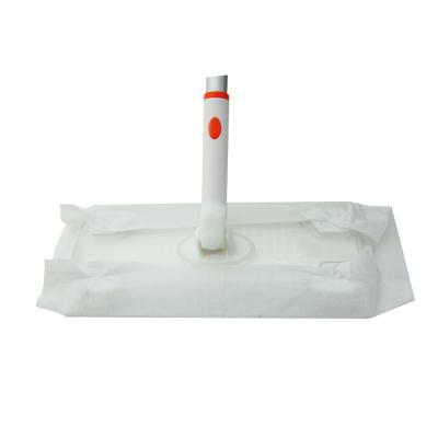 China 2021 New Time Sustainable Use Nonwoven Disposable Floor Cleaning Flat Paper Mop for sale