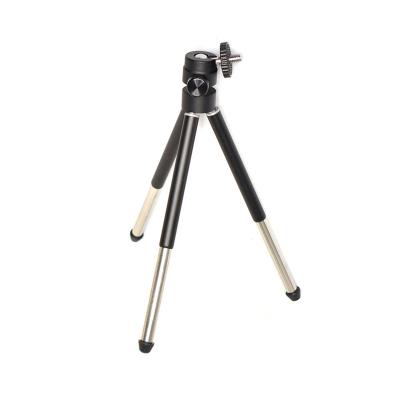 China Aluminum Material Live Video Christmas Gift Mini Wow Webcam Mini 3 Section Moving Camera Tripod for sale