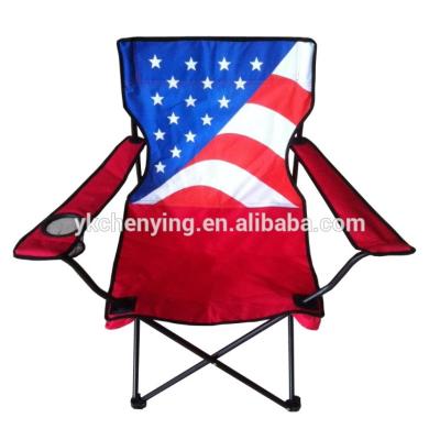 China Flag Folding Chair Sublimation Printer Folding Chair for sale