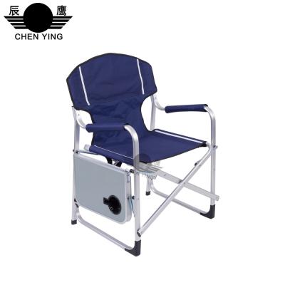 China Fishing High Quality Portable Directors Folding Chair New Style Office Chair With Cup-holder for sale