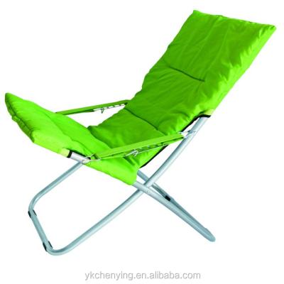 China Fishing Adjustable Portable Folding Reclining Chair Scissor Sun Chair for sale