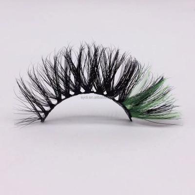 China Criss-Cross 2022 Wholesale Color Bottom Lashes 25mm Cotton Rod Bulk Fur Colorful Star Lashes for sale