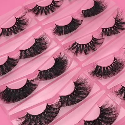 China 100% Real Siberian super flexible wholesale 25mm 3d mink fur eyelashes lashes3d fluffy wholesale lashes 25mm mink fur eyelashes for sale