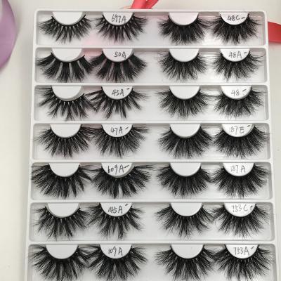 China Deeply New Lash Extra Long Mink Eyelashes Wholesale Arrival 25mm 5D Mink Lashes of 2019 for sale