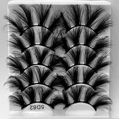 China 25-30 times wholesale 3d mink 25mm 27mm new tresluces vegan eyelash eyelashes seller set 5 pair for sale