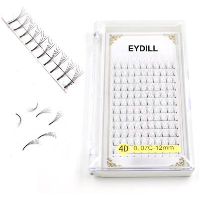 China Russian Volume Eyelash Extension Mink Individual Eyelash Extension Private Bulk Label Double Layer Eyelash Extension AIDI Supplies Premade Volume Fan Eyelashes for sale