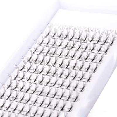 China Double Layer Eyelash Extension 3D 4D 5D 6D Korean Handmade Silk Mink Volume Lashes Extension Lick Trays for sale