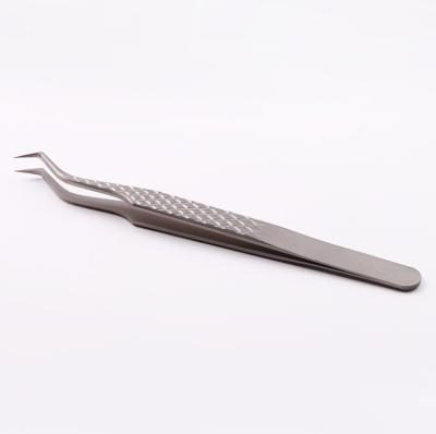 China Selected High Quality Custom Volume Whips Tweezers Tight 75 Degree Diamond Grip Volume Wick Tweezers for sale