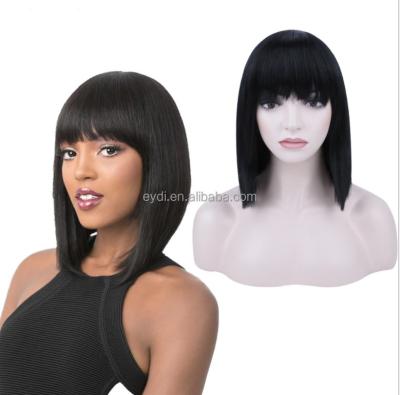 China Full Lace Bang Wigs Deep Wave Hair 100% Real Hd Brazilian Hair Full Lace Wigs 12-28 Inch Full Lace Wigs for sale