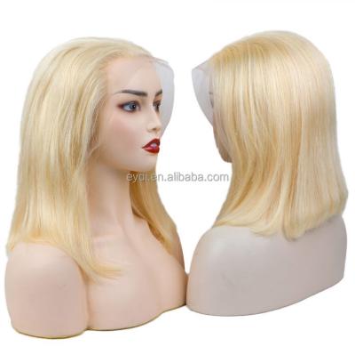 China Deep Wave 150 180 Density 13x6 Human Hair HD Lace Front Wigs 180 Human Hair Straight Blonde Lead Wigs for sale