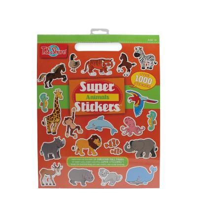 China Cheap Odm DIY Eco-Friendly Kids Sticker Book With Sheet Funny Sticker Coloring Book for sale