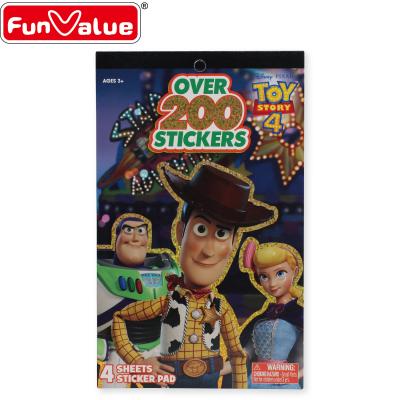 China Sticker Disney Audit Factory Gold Cover 200PCS Decorative Sticker Sheet Notebook for sale