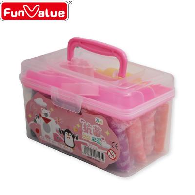 China Have Hot Selling Squeeze Tools Safe And Non-Toxic 24 Paste Clays Set Set For Kids for sale