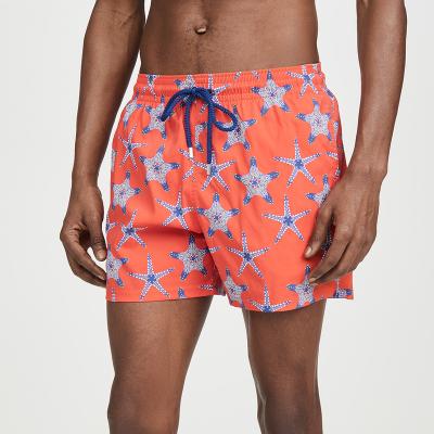 China Breathable Swimwear and Beachwear Men's Casual Drawstring Shorts, Polypear Fabric Custom Printed Swim Trunks for sale