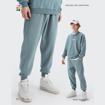 China Custom White Fleece Anti-Wrinkle Tiktok Fashional Sports Tracksuit Casual Men's Jogger Pants for sale