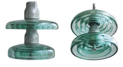 China Disc Fiberglass Electric Pole Insulators , Glass Wire Insulators With Cap / Pin for sale