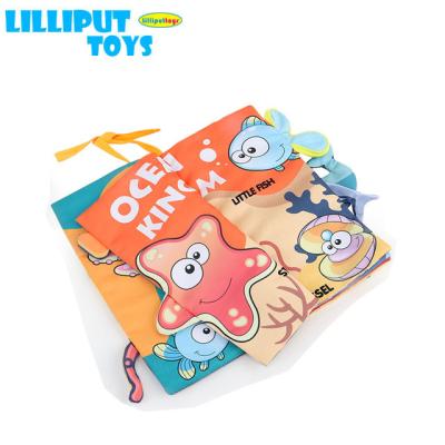 China Animal Baby Cloth Ocean Tail Story Cloth Soft Cloth Book Book For Baby Toy for sale