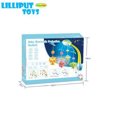 China Explore Children's Intelligence Baby Crib Rings Musical RC Projector Hanging Toys for sale