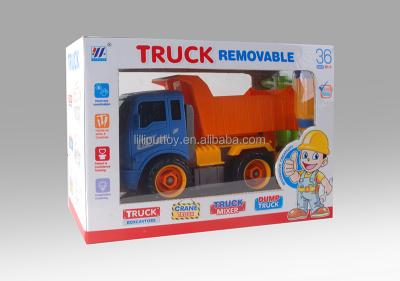 China Popular Kids DIY Toy Removable Dump Truck Toy with Repair Kit LT094607 for sale