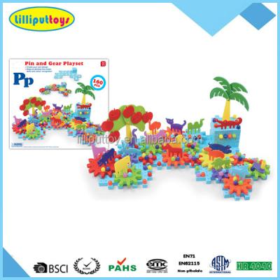 China ABS plastic pin and gear building blocks playset for sale