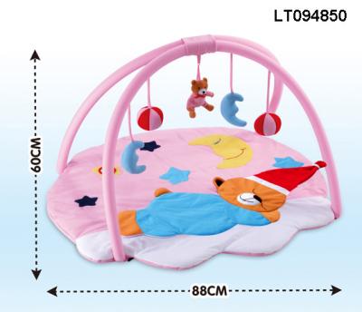 China 2014 Toy Good Night Baby Bear Good Quality Cotton Soft Baby Play Mat, Educational Baby Play Mats for sale