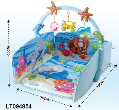 China 2014 Soft Ocean World Mat,Infant Soft Foldable Play Mat,Non-Toxic Baby Play Toy Inflatable Baby Play Mat for sale