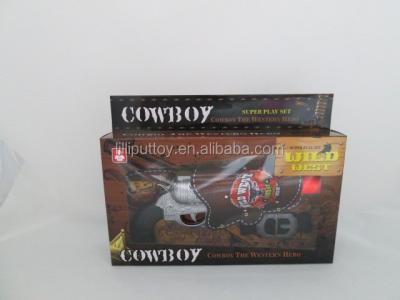 China Plastic Gun Cowboy Toys With Leather Super Wild West Holster For Boys for sale