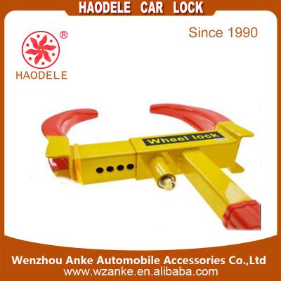 China Car Security Anti-theft security wheel clamp tire lock for sale