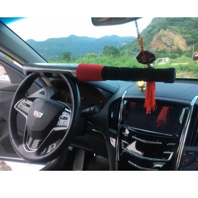 China Universal Car Security Anti Theft Steering Wheel Lock Baseball Bat Type Safety Device For Car With 2 Keys for sale